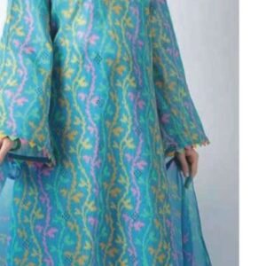 Turquoise aqua lawn suit