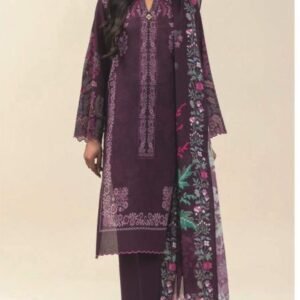 Deep plum-purple lawn
