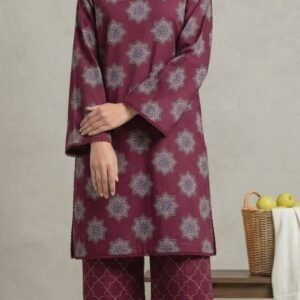 Maroon-plum co-ord set