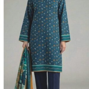 Teal blue kurta