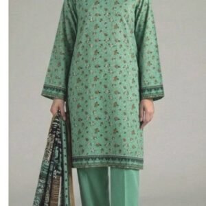 Sea green printed kurta