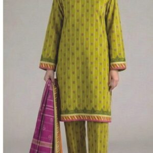 Olive mustard geometric printed suit