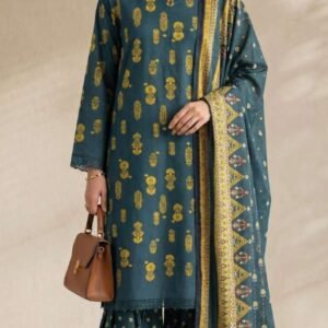 Teal green kurta