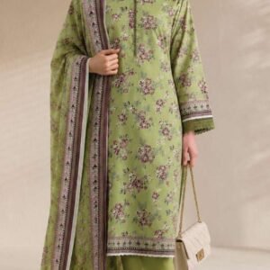Pistachio green floral printed kurta