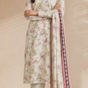 Off-white printed kurta