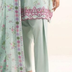 Mint green sleeveless kurta