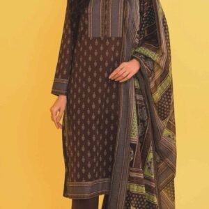 Brown-black kurta