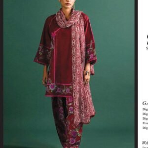 Deep maroon kurta