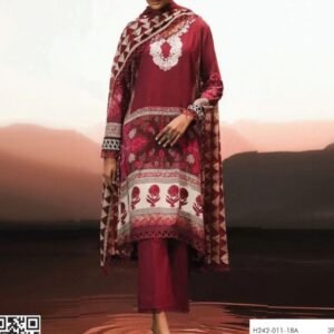Maroon kameez